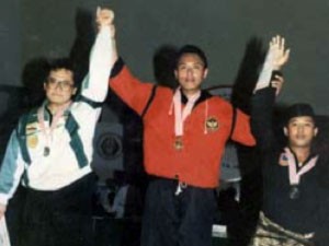 Master O'ong Maryono won competitions
