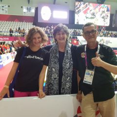 Master O’ong wife in the 18th Asian Games