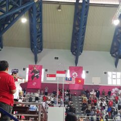 A Silat competition arena